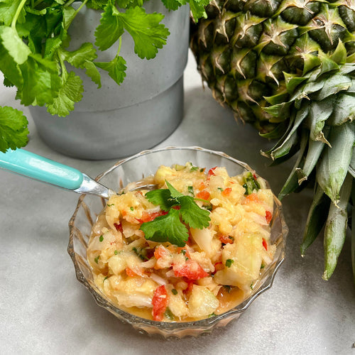 Ananas Salsa | Salsa med ananas, peberfrugt og jalapeño