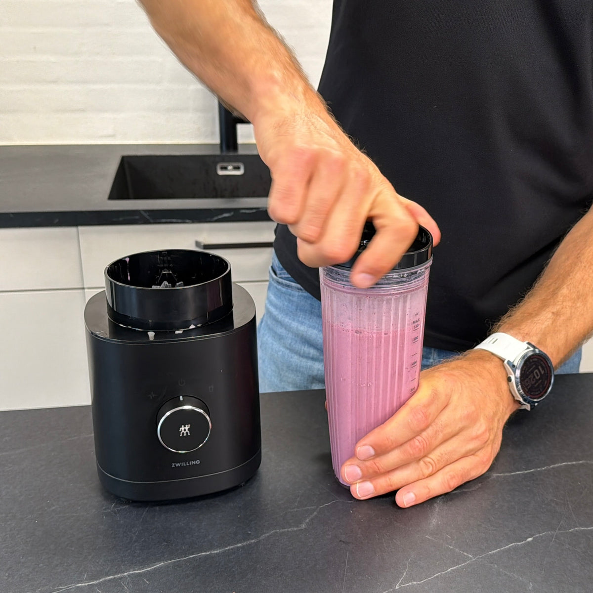 Zwilling Enfinigy Smoothie Blender, sort