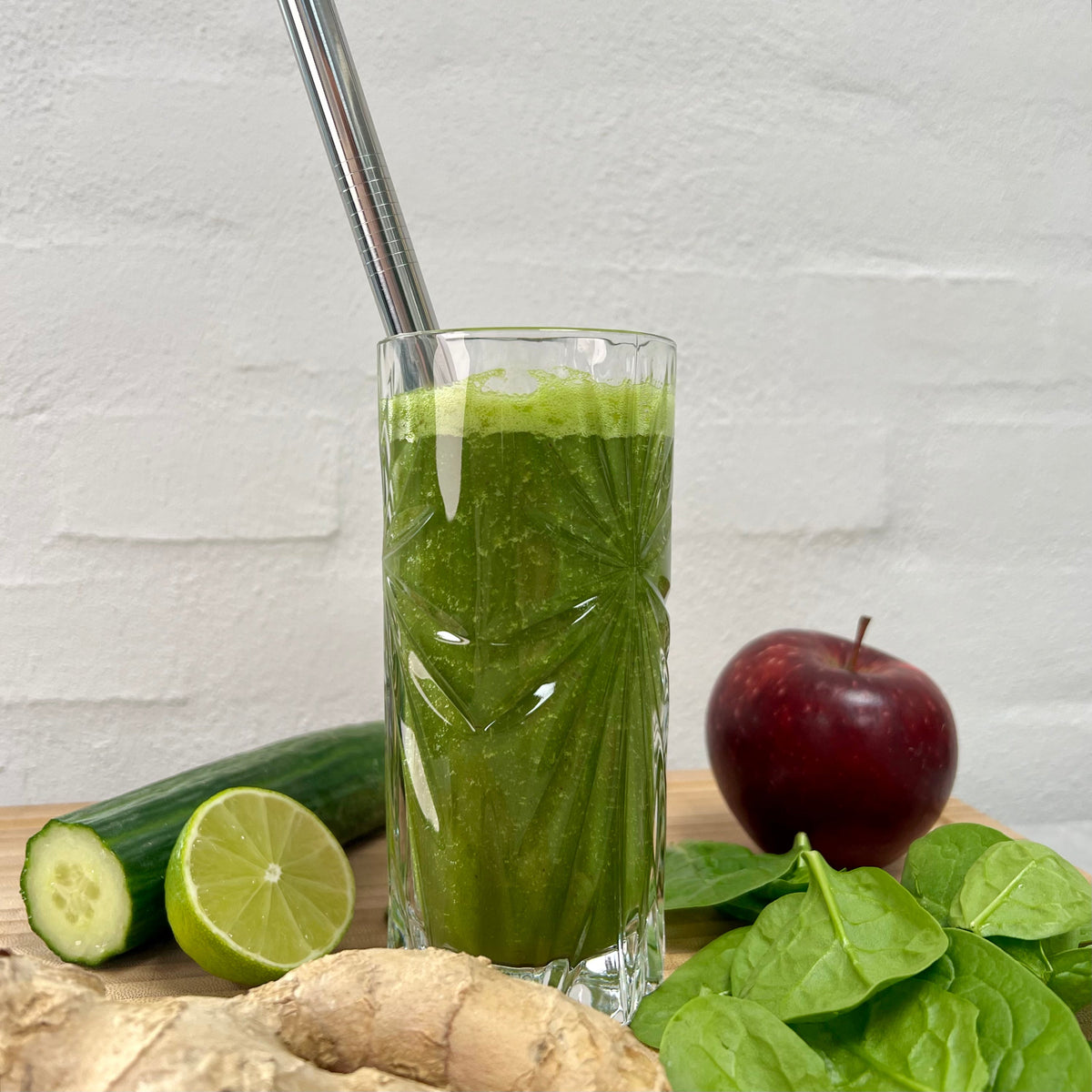 Green cucumber | Smoothie med agurk, spinat og lime