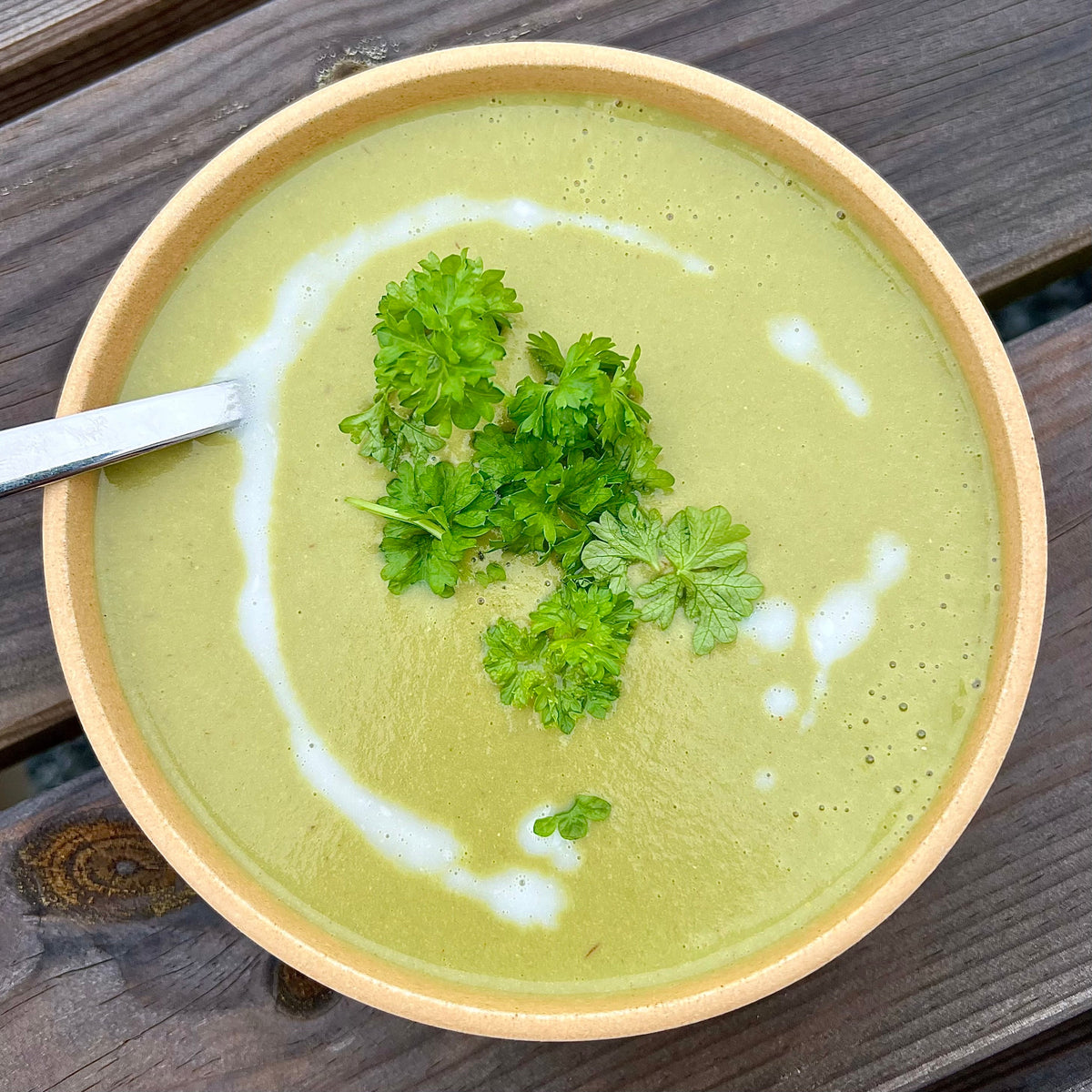 Cremet spinatsuppe | Suppe med spinat og kokosmælk