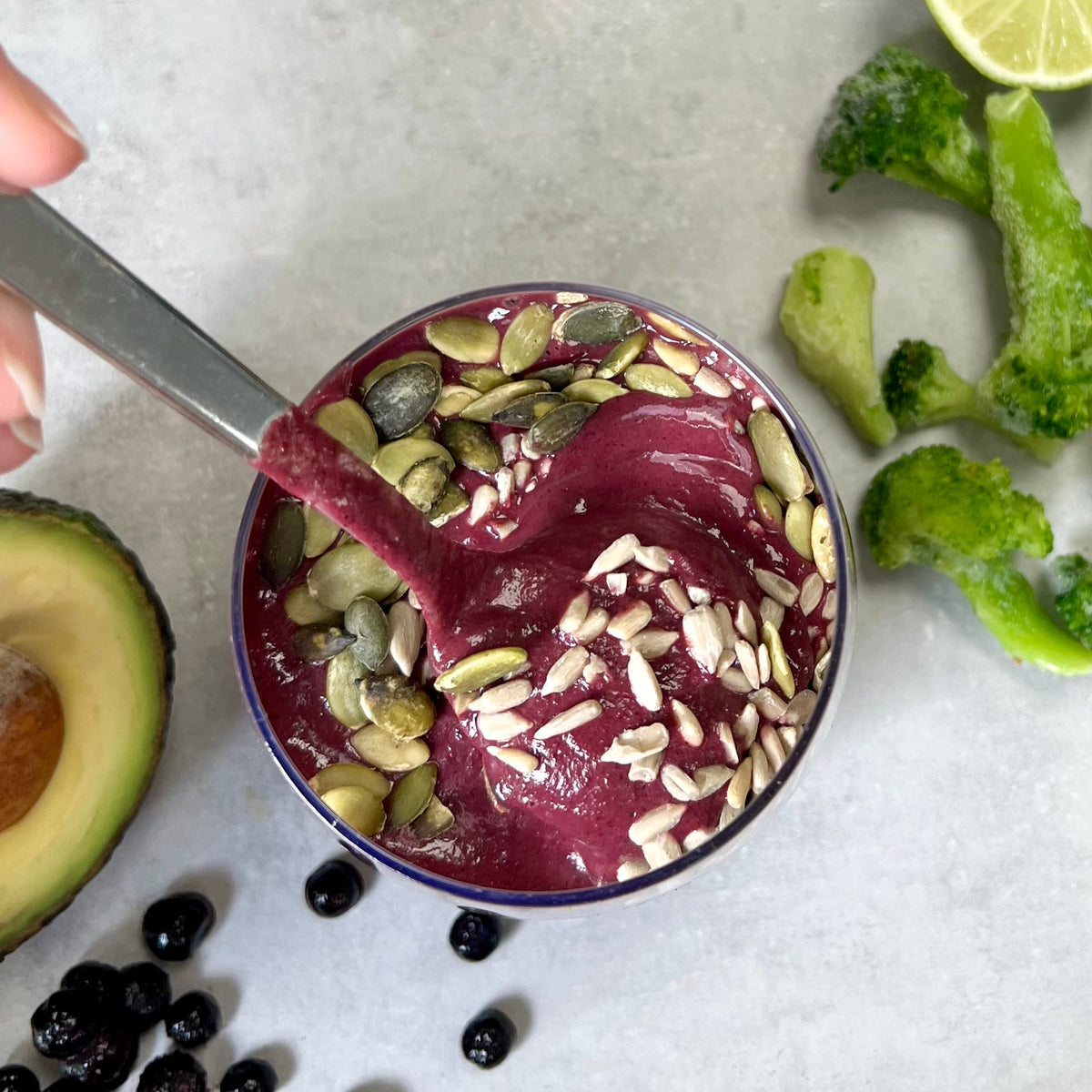 Tarmvenlig spisesmoothie | Smoothie med avocado og broccoli