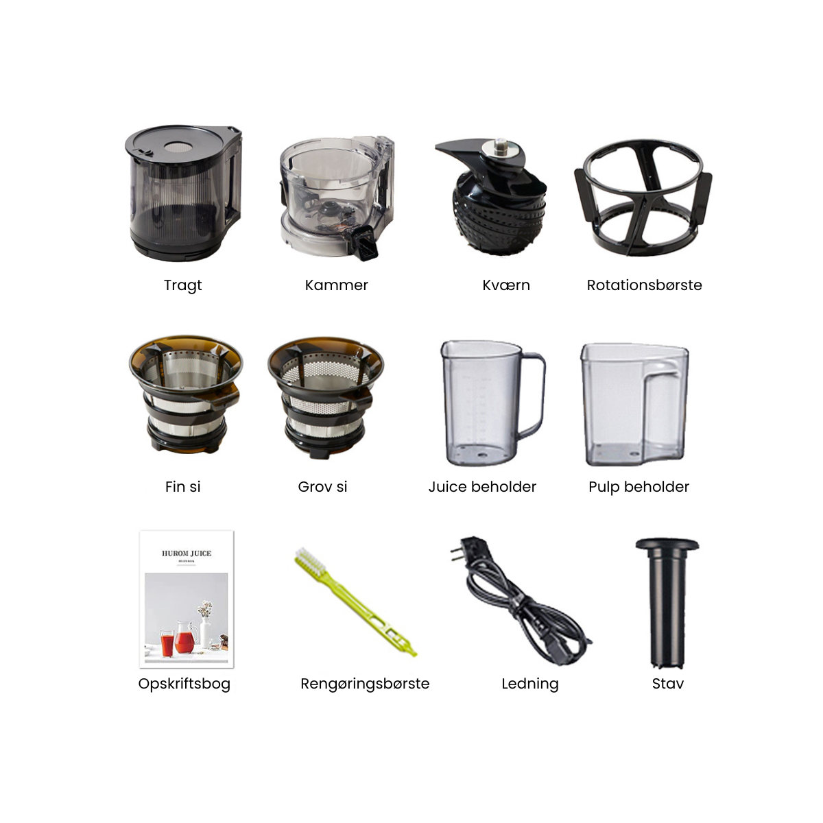 Hurom H320N slowjuicer, Grøn