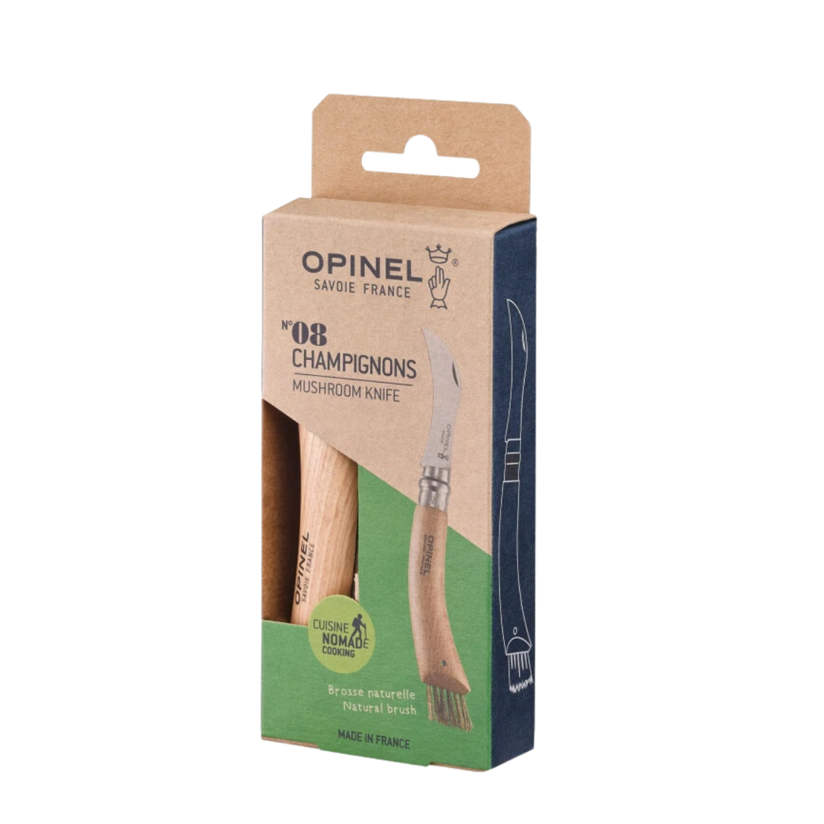 Opinel Svampekniv 8 cm, Bøg