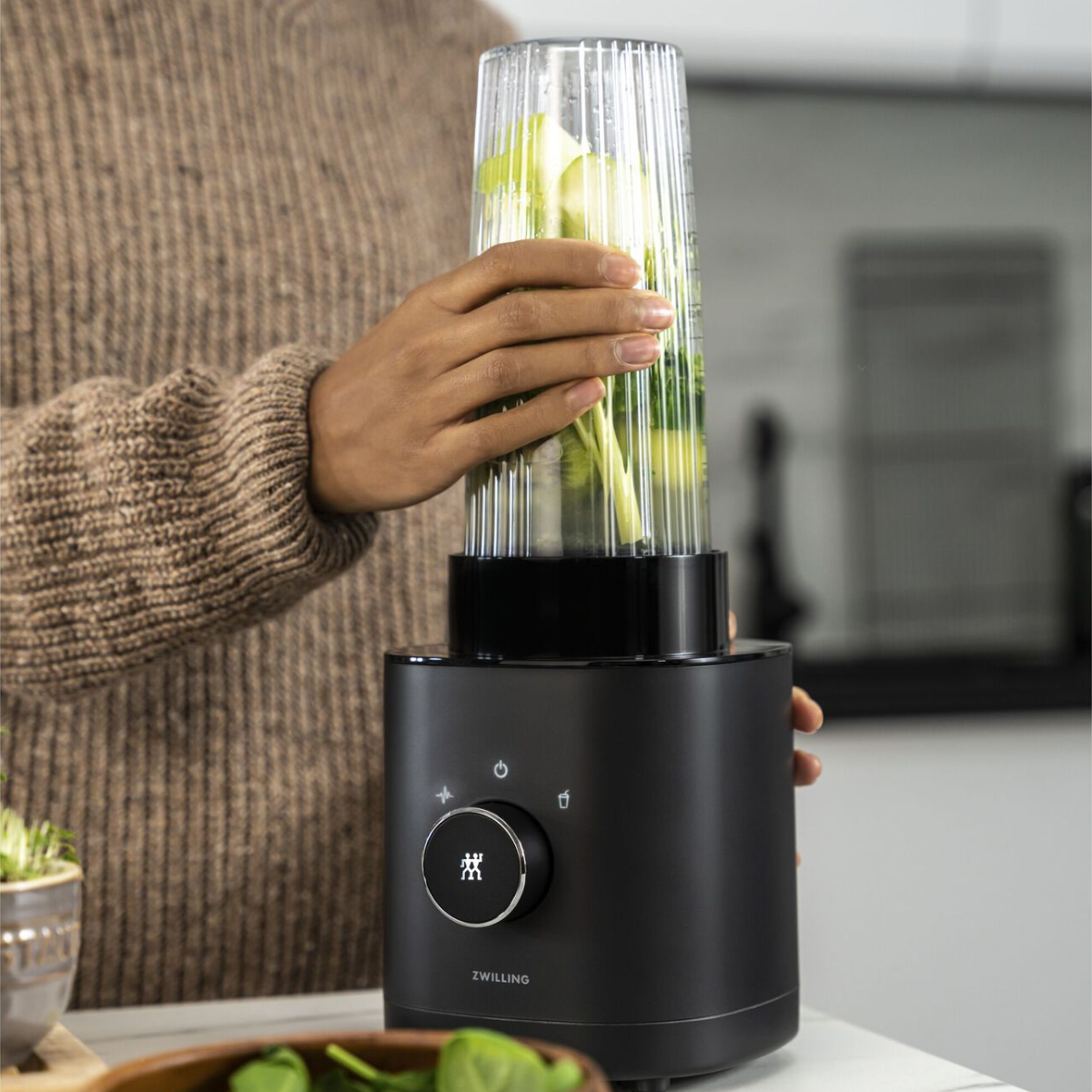 Zwilling Enfinigy Smoothie Blender, sort