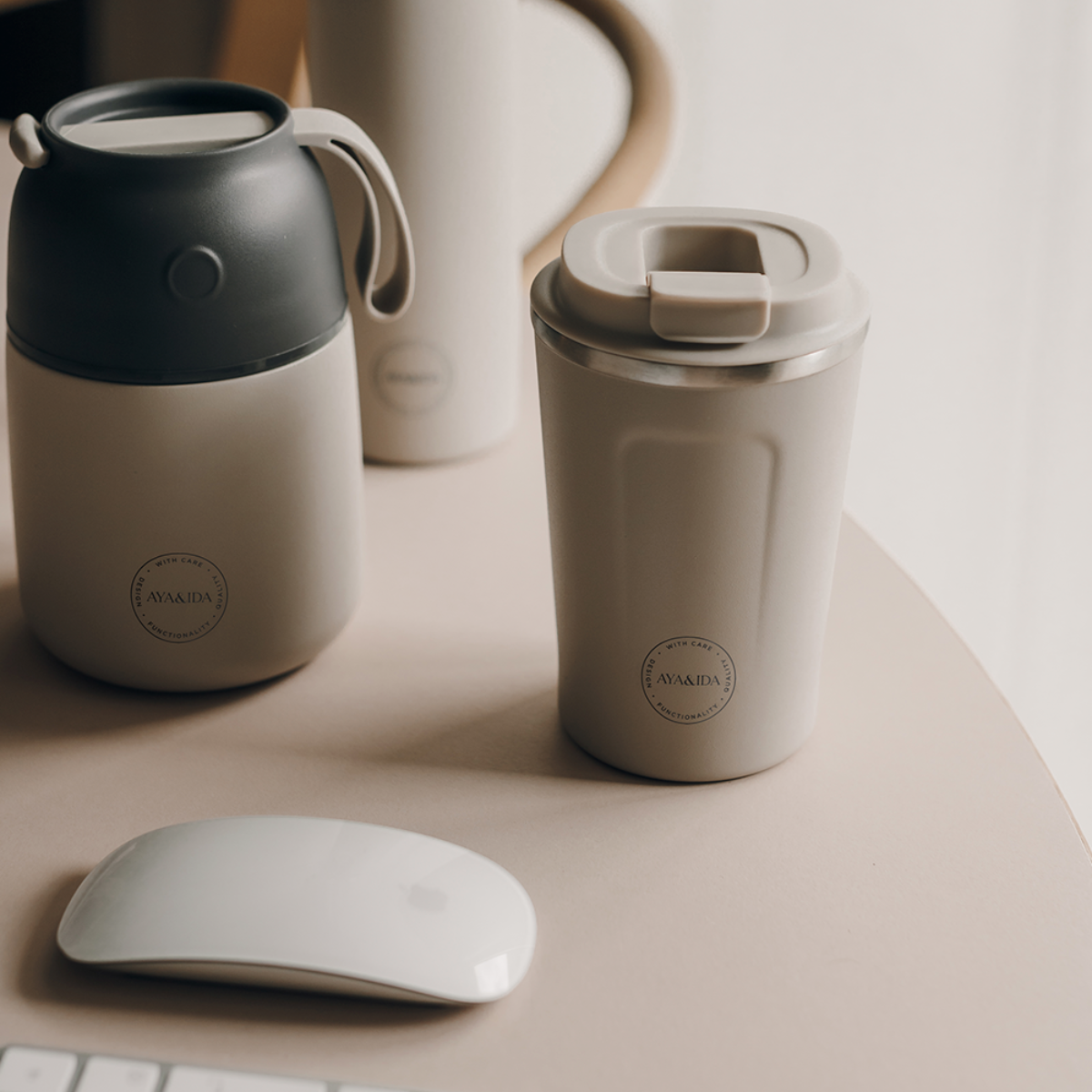 AYA&IDA To Go Kop 380 ml, Beige